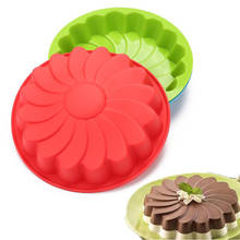 3D Silicone Cake Molds DIY Sunflower Baking Dish Bakeware Cookie Mould Dessert Pastry Cake Decorating Tool Kitchen Accessories 2024 - buy cheap