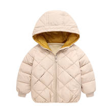 2 4 6 8 Years Kids Girl Boy Jacket Baby Zipper Winter Thick Coat Warm Boys Jacket Fashion Solid Children Outerwear Clothing 2024 - buy cheap