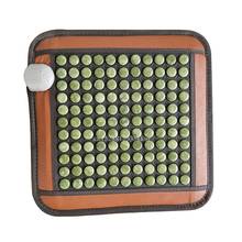 New Infrared Heating Mat Natural Jade Tourmaline Massage Cushion Pain Relief Back Waist Relieve Muscle Health Care Seat Pad 220V 2024 - buy cheap