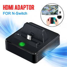 Adaptador HDMI tipo C portátil para Nintendo Switch, convertidor de vídeo HDMI Dock, puerto USB 3,0, soporte de carga de repuesto compacto 2024 - compra barato