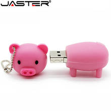 JASTER Pen Prive Cartoon Pink Pig Pendrive 4GB 8GB 16GB 32GB 64GB Usb Flash Drive USB 2.0 Flash Memory Stick 128GB Gift 2024 - buy cheap