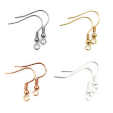 100pcs/lot DIY Earring Findings Earrings Clasps Hooks Fittings DIY Jewelry Making Accessories Iron Hook Earwire Jewelry 2024 - buy cheap