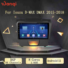 Rádio do carro de android 10.0 wanqi para isuzu D-MAX dmax 2015-2018 android 9.1 hd 9 Polegada tela de toque navegação gps multimídia player 2024 - compre barato