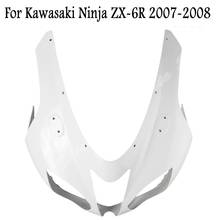 Unpainted Upper Front Cowl Nose Fairing For Kawasaki Ninja ZX6R 636 2007-2008 2024 - buy cheap