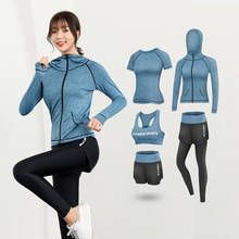 Tracksuits Wives 2021 Autumn and Winter Women's Sportswear Yoga Set Breathable Fabric Compressed Gym Clothing Fitness Workout 2024 - buy cheap