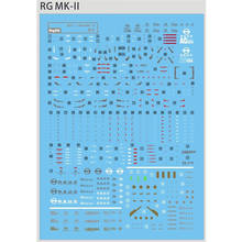 ​ Model DIY Water Paste High Quality Water Decal Stickers for Bandai RG Gundam MK II AEUG 2024 - buy cheap