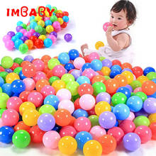 IMBABY-pelotas Oceánicas para bebés, 100/200 unidades, 5,5 cm, 7cm, parque infantil de plástico suave de alta calidad, coloridas, antiestrés, malabares de aire, PISCINA DE BOLAS 2024 - compra barato