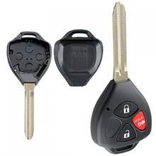 Чехол для ключей с 3 кнопками и дистанционным управлением, чехол для смарт-ключей, чехол для Toyota Corolla RAV4 Yaris Venza Scion tC xA xd 2024 - купить недорого