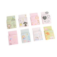 46 ⑤ упак. креативные японские наклейки в коробках для девочек, восемь декоративных канцелярских наклеек 2024 - купить недорого