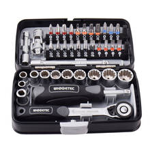 38Pcs Mini Ratchet Wrench Set 1/4" Socket Screw Bits Kit Fine Quality Chrome Vanadium Steel Bike Maintenance  Repair Hand Tool 2024 - buy cheap