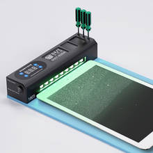 Cpb tela lcd almofada separador de aquecimento com led lâmpada detecção poeira reparação solda para iphone ipad tela lcd separador ferramenta 2024 - compre barato