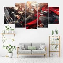 5 Piece Wall Art Canvas Anime Manga Figure Posters Shiro Pictures Modern Home Decor Living Room The Wall Decoration Paintings 2024 - buy cheap