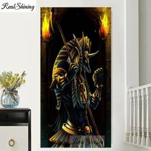 5D DIY Diamond Embroidery Egypt Anubis Men 3d Picture Of Rhinestone Diamond Painting Cross Stitch Mosaic art Egypt God ,F990 2024 - buy cheap