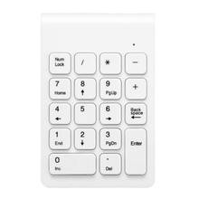 2.4GHz Wireless Numeric Keypad 18 Keys Digital Keyboard for Accounting Teller 2024 - buy cheap