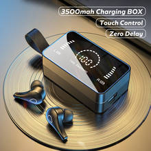2021 беспроводные наушники 3500 мА/ч зарядная коробка 9D стерео спортивные водонепроницаемые беспроводные Bluetooth наушники с микрофоном для телефона 2024 - купить недорого