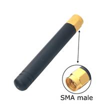 5 piece/lot 433MHZ rubber 2-3dbi gains 433 mhz antenna with SMA male plug straight connector 2024 - buy cheap