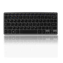 Teclado sem fio recarregável, bluetooth, 2.4g, três modos, silencioso, recarregável, ergonômico, para macbook, pc 2024 - compre barato