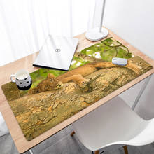 Mousepad grande de borracha para jogos, tapete personalizado para mouse, 900x400x2mm leão, tamanho grande 2024 - compre barato