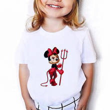 2021 Summer Casual Baby Children's T-shirt Disney Anime Mickey Mouse Clothing Boy Tops Cute T-shirts for A Girls' Clothes 3-12T 2024 - buy cheap