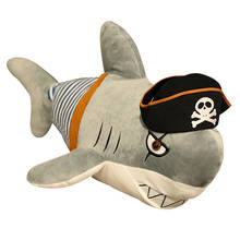 1pcs 90/125CM Creative Pirate Shark Plush Toys Stuffed Soft Animal Fiercely Shark Pillow for Kids Boys Birthday Christmas Gift 2024 - buy cheap