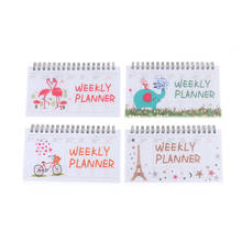 Kawaii Weekly Planner Notebook Journal Agenda 2021 2022 Cure Diary Organizer Schedule School Stationary Office Supplies Gift 2024 - buy cheap