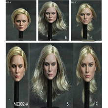 Женская голова с длинными волосами для экшн-фигурок 12 дюймов в наличии 1/6 MC002 Brie Larson 2024 - купить недорого