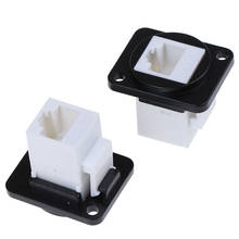 High Quality RJ45 Network Connector Metal Panel Socket D-type Zinc Alloy Mounting Cat6 2024 - buy cheap