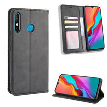 For Infinix Hot 8 Case Luxury Flip PU Leather Wallet Magnetic Adsorption Case For Infinix Hot 8 Hot8 Infinix X650 X650 Phone Bag 2024 - buy cheap