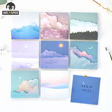 Mr.Paper 80 Pcs/set 8 Designs Moon Fantasy Series Ins Style Memo Pads Loose Leaf Hand Account Decor Material Message Note Paper 2022 - buy cheap