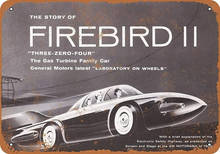 GM Firebird II Concept Tin Sign art wall decoration,vintage aluminum retro metal sign 2024 - buy cheap