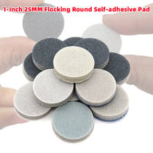 10Pcs 1-Inch Flocking Round Self-adhesive Back Velvet Sponge Disc Sandpaper Dry Water Sanding Paper Polishing Grinding Tool 2024 - buy cheap