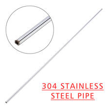 Stainless Steel Tube 500mm Length Capillary Tube 304 Stainless Steel Pipe OD 6mm ID 4mm For Aviation Model Chemical Industry 2024 - buy cheap