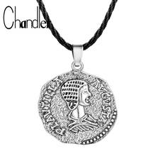 Chandler Denier Coin Necklace Men Ancient Rome Commemorative Jewelry  Engraved Medallion Memory Rope Chain Chocker 2024 - buy cheap