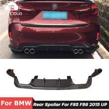 Difusor de pala de labio de parachoques trasero, Material de fibra de carbono Real de estilo 3D para BMW X5M F85 X6M F86 2015 Up 2024 - compra barato