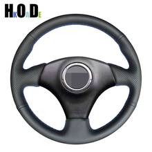 DIY Black Genuine leather Hand-stitched Car Steering Wheel Cover for Toyota  RAV4 1998-2003 Corolla (US) 2003 Celica 1998-2005 2024 - buy cheap