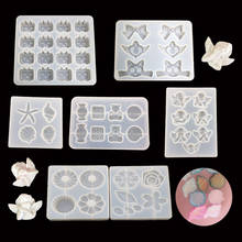 Popular1PC Cute Shell Angel Flower Shaped UV Resin Epoxy Molds Jewelry Accessories DIY Handcraft Jewelry Toolds 2024 - buy cheap