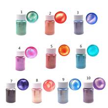 10 Colors Aurora Pearl Pigment Powder Mica Pearlescent Colorants Resin Dye Jewelry Making B85D 2024 - buy cheap