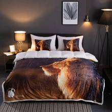Printed lamb velvet double-layer thick autumn and winter blankets animal personality blanket gift blanket 150cmx200cm Lion King 2024 - buy cheap