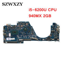 For HP 14-AL Laptop Motherboard 855834-601 855834-001 DAG31AMB6D0 With SR2EY i5-6200U CPU 940MX 2GB GPU 2024 - buy cheap