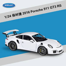 Welly 1:24 2016 Porsche 911 GT3 RS Alloy Models Car DiecastMetal Model Kids Toys Adult Collection Birthday Gift B59 2024 - buy cheap