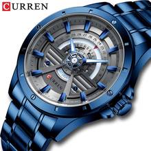 Watches Mens 2020 CURREN NEW Fashion Quartz stainless steel Watch Date and Week Clock Male Creative Wristwatch 2024 - buy cheap