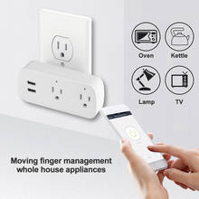 CZ08 Smart Socket Wifi Mobile Phone Switch Timing Plug Voice Control USB US Standard 2024 - buy cheap