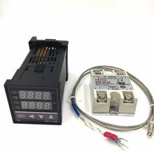 REX-C100FK02-V * Интеллектуальный контроллер температуры SSR выход + SSR-40 DA + K Зонд термопары + радиатор 2024 - купить недорого