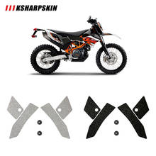 Motorcycle fuel tank pad tank grip protection sticker KSHARPSKIN knee grip side applique for KTM 08-18 690 ENDUROR  SMCR SMC 2024 - buy cheap