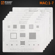 BGA Reballing Stencil Template for MAC Pro A2159 A1706 A1707 A1534 Power IC CPU SSD Direct heating 2024 - buy cheap
