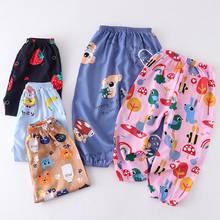 Summer Pants For Girls Boys Loose Breathable Pants Trousers Print Cartoon Kid Baby Bloomers Clothes Casual Beachwear 2024 - buy cheap