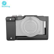 Jaula de aluminio para cámara Canon G7 X MARK III, funda protectora para Monitor, película de vídeo, plataforma de película, estabilizador, placa QR con soporte de zapata fría 2024 - compra barato