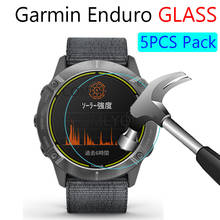 5 пар в упаковке; 2.5D закаленное Стекло Экран протектор для Garmin Enduro Smartwatch Экран защитную пленку с уровнем твердости 9H Анти-Царапины 2024 - купить недорого