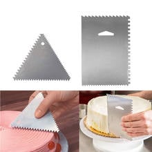 2 Pcs/Set Cake Scraper Fondant Cream Spatula Edge Smoother Kitchen Cupcake Cutter Pastry Mold Baking Decorating Tools 2024 - buy cheap