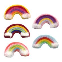 5 Pcs DIY Handmade Baby Felt Rainbow Home Party Decorations Photography Props J60B 2024 - buy cheap